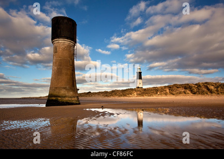 Disprezzare la testa fari, East Riding of Yorkshire Foto Stock