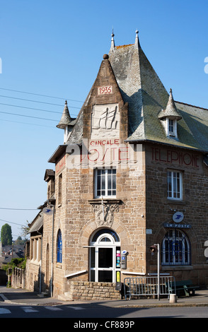 Ufficio postale, La Poste, Cancale, Bretagna Francia del nord Europa Foto Stock