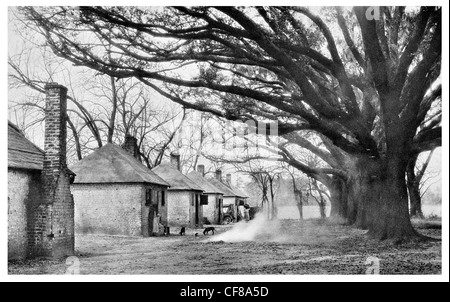 1926 quarti Slave antico hermitage plantation vicino a Savannah Frederick County, Maryland. Foto Stock