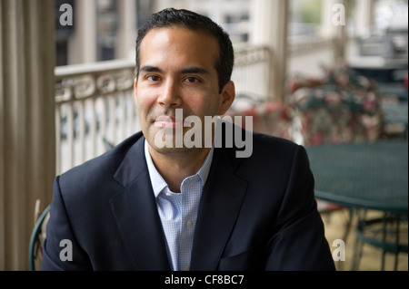 Ispanico il repubblicano George P. Bush, figlio dell ex governatore della Florida Jeb Bush e nipote di ex U.S. Il Presidente George W Bush Foto Stock