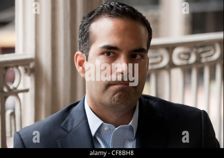 Ispanico il repubblicano George P. Bush, figlio dell ex governatore della Florida Jeb Bush e nipote di ex U.S. Il Presidente George W Bush Foto Stock