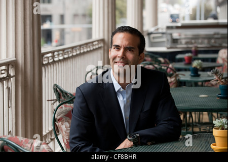 Ispanico il repubblicano George P. Bush, figlio dell ex governatore della Florida Jeb Bush e nipote di ex U.S. Il Presidente George W Bush Foto Stock