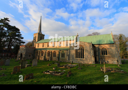 Chiesa di Santa Maria in poco Walsingham in Norfolk. Foto Stock