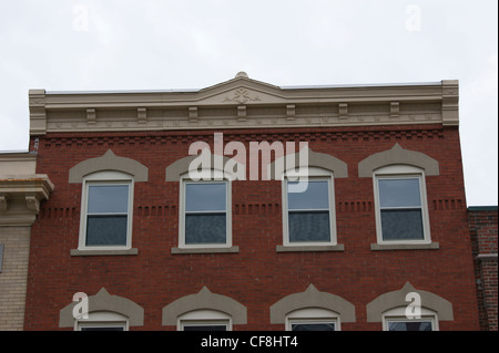 Italianamente edificio di stile, Belfast, Maine. Foto Stock