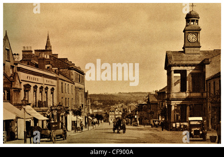 Fore Street Chard Waterloo House Manor Court House Somerset South West England Europa REGNO UNITO TURISMO Foto Stock