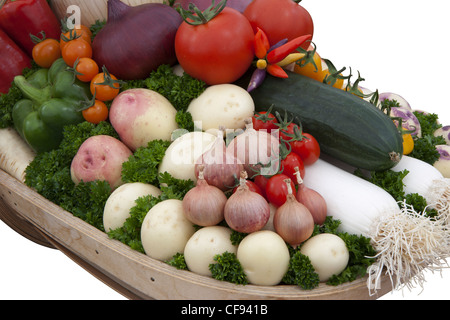 Visualizza le verdure in trugg Malvern autunno show 2011 Foto Stock