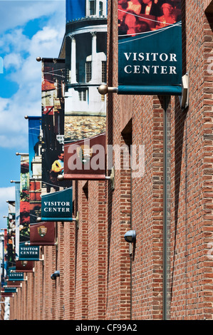 Centro visitatori, National Historic Park, Philadelphia, PA, Pennsylvania Foto Stock