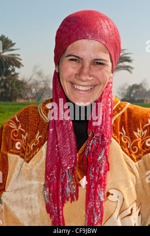 Donna egiziana ritratto Foto Stock