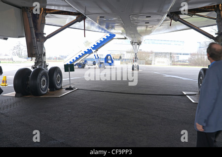 Concorde G-BBDG a Brooklands Museum. Foto Stock