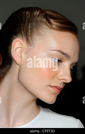 Preen Backstage New York pronto a WearSpringSummer 2012 Foto Stock