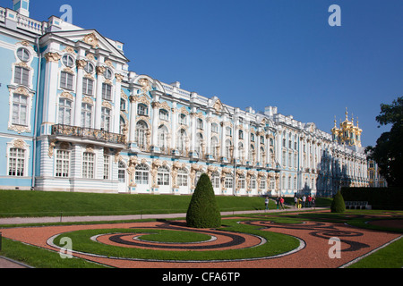 Russia, nei pressi di San Pietroburgo, Peterburg, Città, Pushkin, Carskoe Selo, città, il palazzo di Caterina, Palace, parco, Foto Stock