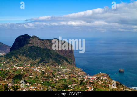 Porto da Cruz, Madeira, Portogallo Foto Stock