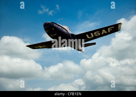Il USAF T-37B aereo in volo Foto Stock