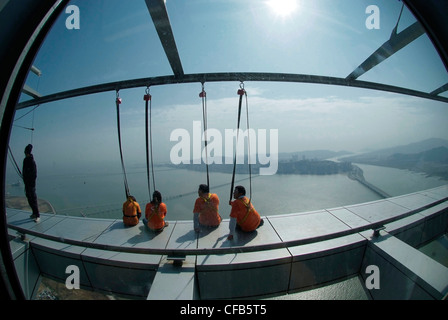 Cina Macau SAR bungee jumping, Torre di Macau Foto Stock