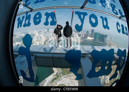 Cina Macau SAR bungee jumping, Torre di Macau Foto Stock