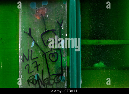 Londra: Graffiti sulle strade Foto Stock