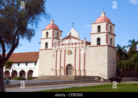 Santa Barbara Mission Foto Stock