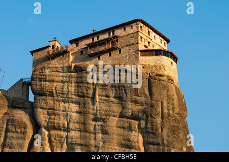 Metéora, il patrimonio culturale mondiale e Kalambaka, Kastraki, monastero, monasteri ortodossi, greci ortodossi, rock, rocce, Tessaglia, Foto Stock