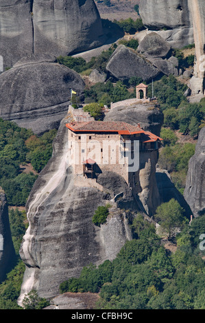 Metéora, il patrimonio culturale mondiale e Kalambaka, Kastraki, monastero, monasteri ortodossi, greci ortodossi, rock, rocce, Tessaglia, Foto Stock