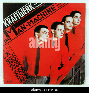 Kraftwerk, l'Uomo Macchina copertina album Foto Stock