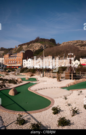 Lungomare di Hastings East Sussex Regno Unito Foto Stock