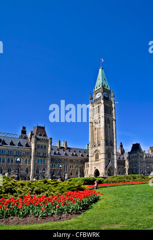 Il Palazzo del Parlamento, Ottawa, Ontario, Canada Foto Stock