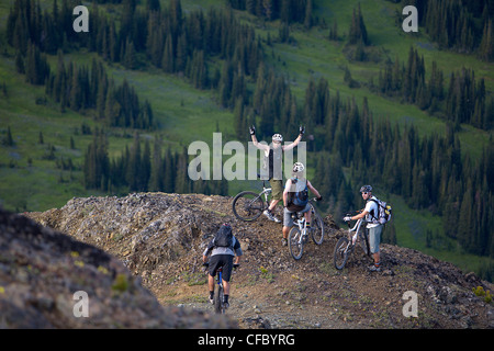 Chilco mountain bike leccare Creek, British Columbia, Canada Foto Stock