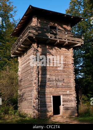 Altmühltal, parco naturale, il mondo antico, Baviera, Baviera, Germania, tigli, impero romano di età romana, periodo romano, watchtowe Foto Stock