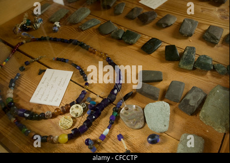 Artefatti Billy Proctor museo dell isola Gilford Foto Stock