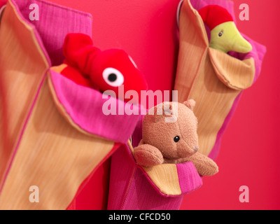 Bambini giocattoli di peluche Foto Stock