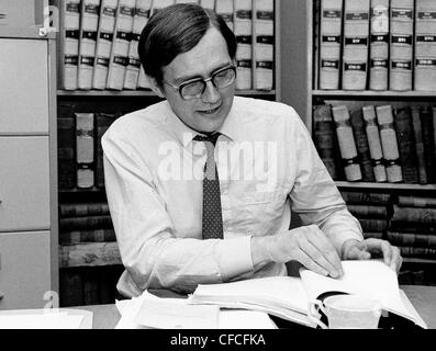 Un inizio di fotografia del Professor William Binchy - Trinity College di Dublino in Irlanda Foto Stock