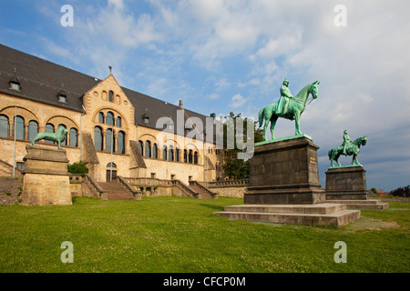 Kaiserpfalz Imperial Palace, Goslar, montagne Harz, Bassa Sassonia, Germania Foto Stock