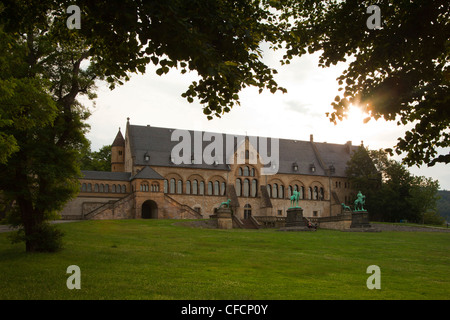 Kaiserpfalz Imperial Palace, Goslar, montagne Harz, Bassa Sassonia, Germania Foto Stock