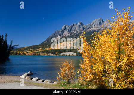 Lago Yellowhead, Mt. Robson ProvincialPark, British Columbia, Canada Foto Stock