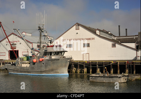 Golfo di Georgia Cannery, storico Steveston, Richmond, British Columbia, Canada Foto Stock