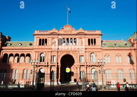 La Casa Rosada, in Plaza de Mayo, Buenos Aires, Argentina, Sud America Foto Stock