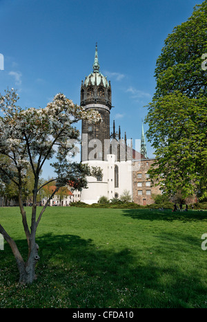 Tutti i Santi " Chiesa in Lutherstadt Wittenberg, Sassonia-Anhalt, Germania Foto Stock