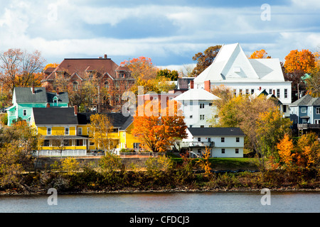 Woodstock, Saint John River Valley, New Brunswick, Canada Foto Stock