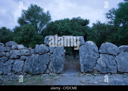 Insediamento Talayot Ses Paisses, 800 1000 BC, vicino a Arta, città, Maiorca, isole Baleari, Spagna, Europa Foto Stock