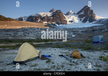 Sentiero per Titcomb bacino, Wind River Range, Wyoming, Stati Uniti d'America Foto Stock