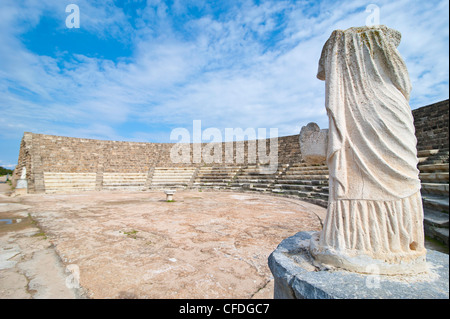 Le rovine romane di Salamina, parte turca di Cipro, Cipro, Europa Foto Stock