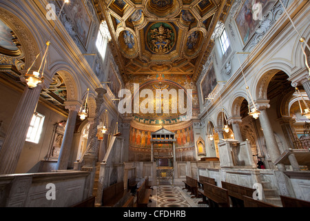 San Clemente Basilica, Roma, Lazio, l'Italia, Europa Foto Stock