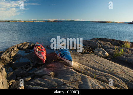 Insediato a Porto, Franklin Isola, Parry Sound, Geogian Bay, il Lago Huron, scudo canadese, Ontario, Canada Foto Stock