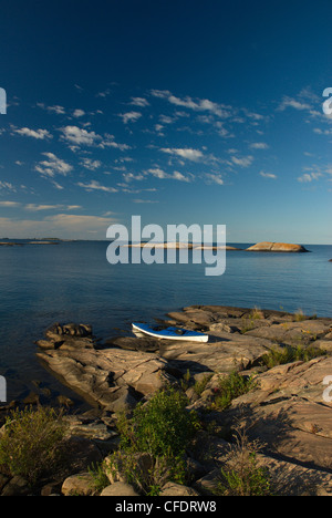 Insediato a Porto, Franklin Isola, Parry Sound, Geogian Bay, il Lago Huron, scudo canadese, Ontario, Canada Foto Stock