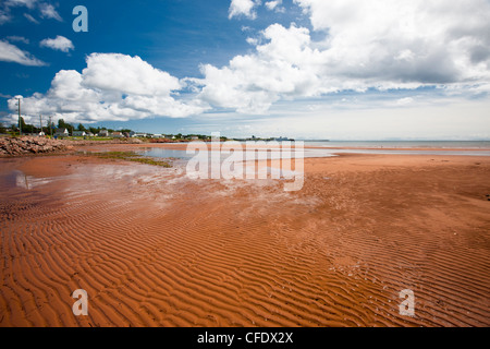 La bassa marea, Souris, Prince Edward Island, Canada Foto Stock