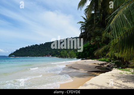 Salang beach, Pulau Tioman (Isola di Tioman), Pahang, Malaysia, Asia sud-orientale, Asia Foto Stock