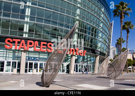 Staples Center di Los Angeles, California, Stati Uniti d'America, Foto Stock