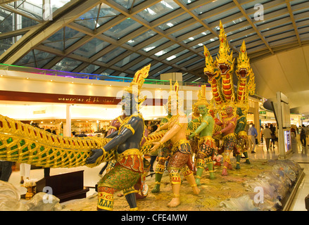 Dall'Aeroporto di Bangkok Suvarnabhumi Foto Stock