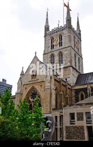 Cattedrale di Southwark,Tamigi,South Bank,vicino al London Bridge,Londra,UK,GB Foto Stock