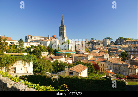 St Emilion Gironda Nouvelle-Aquitaine Francia Foto Stock